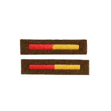 WW2 British Arm of Service Strip Pair - Royal Armoured Corp