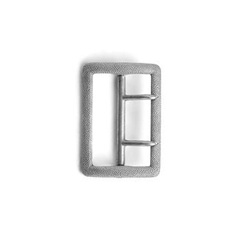 German Officers 52mm Double Claw Belt Buckle - Silver