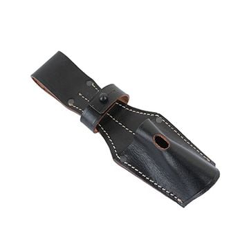 K98 Bayonet Frog with Strap - Black Leather