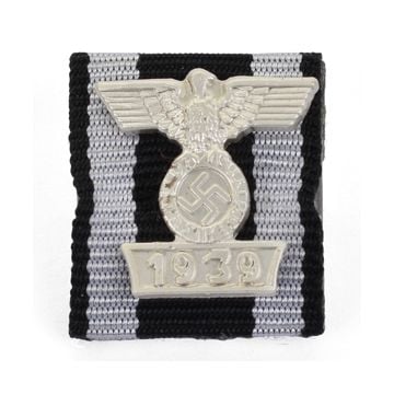 1914 Iron Cross 2nd Class Medal Ribbon with 1939 Spange
