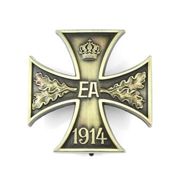 1918 War Merit Braunschweig Cross 1st Class Pin Back Thumbnail