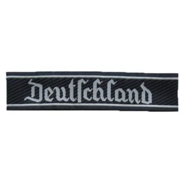 German SS Deutschland Gothic Script BEVO Cuff Title