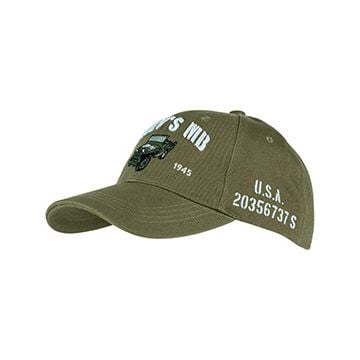 This view shows the front of the US Willy's Jeep Baseball Cap