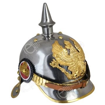 WW1 German/Prussian Cuirassier Pickelhaube - Silver