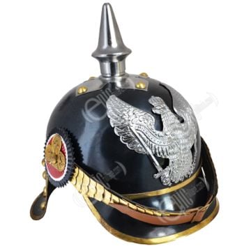 WW1 German/Prussian Cuirassier Pickelhaube - Black
