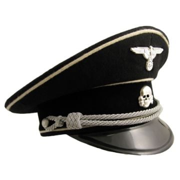 German Allgemeine Officer Visor Cap against a white background.