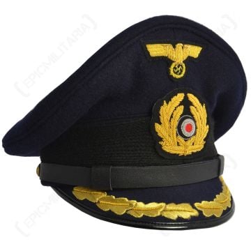 Kriegsmarine Field Grade Officer Visor Cap