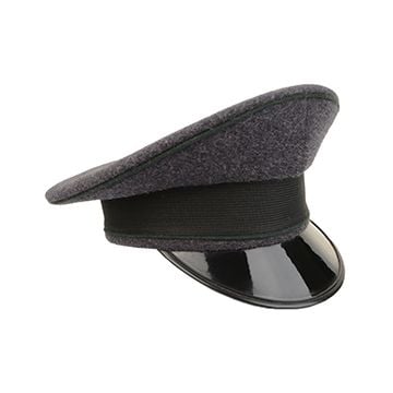 Luftwaffe EM/NCO Visor Cap without insignia - Hunter Green Piping