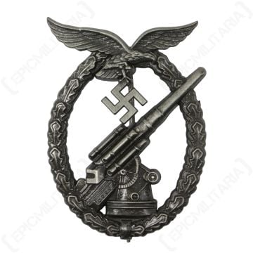 WW2 German Luftwaffe Flak Badge - Antique