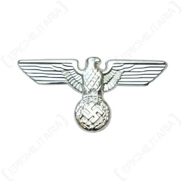 WW2 German SA Kepi Eagle - Silver