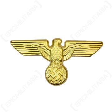 WW2 German Political Leader Cap Eagle - Gold