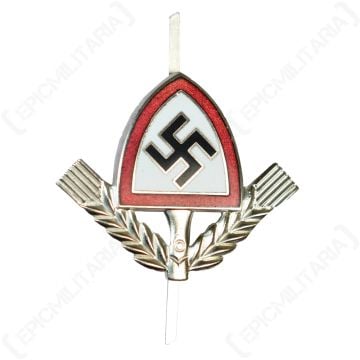 WW2 German RAD Labour Corps Cap Badge 