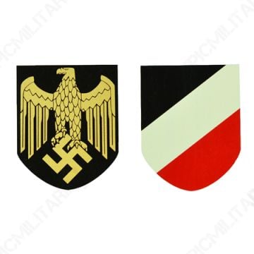 WW2 German Kriegsmarine Helmet Decal