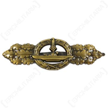 WW2 German U-Boat Clasp - Bronze