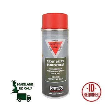 Army Spray Paint - Warning Red