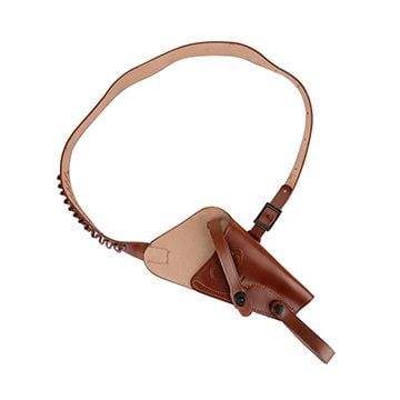 US .38 Revolver Holster - Brown Leather