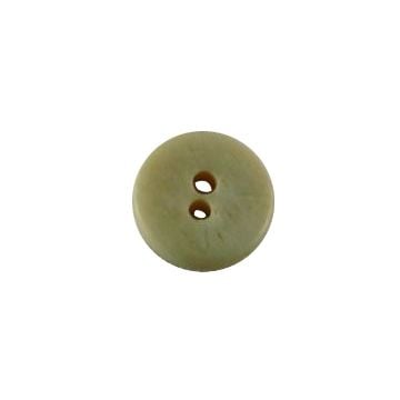 British White Two Hole Button