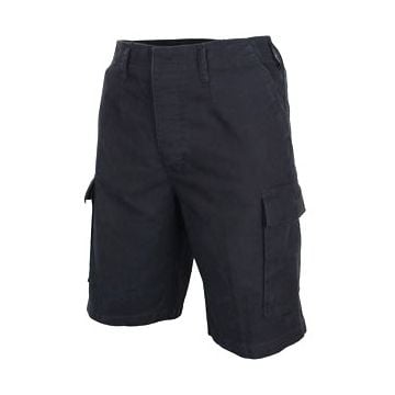 Prewashed Moleskin Shorts - Black