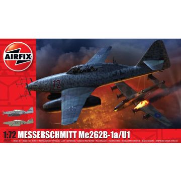 Airfix German Messerschmitt Me262B-1a Model Kit - 1:72 Scale