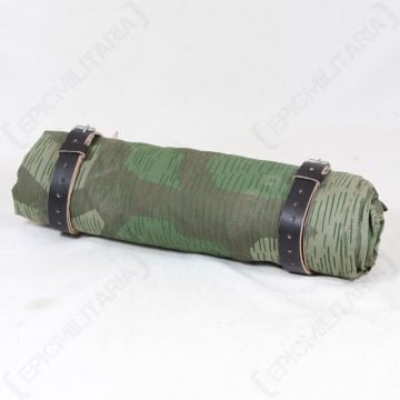 WW2 German Zeltbahn - Splinter Camo with Straps