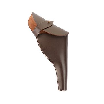 British Webley .455 Holster - Dark Brown Leather