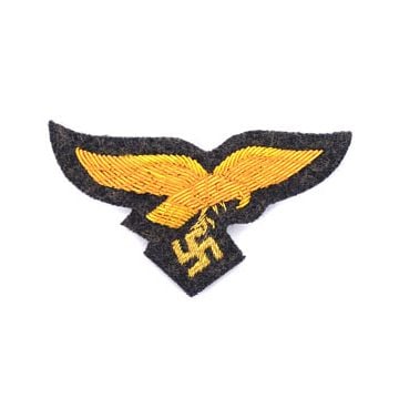 WW2 German Generals Gold Bullion Cap Eagle - Luftwaffe