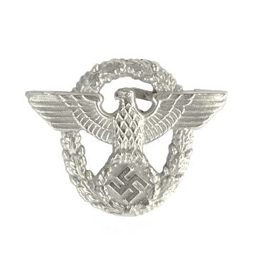 WW2 German Police Officer Cap Badge