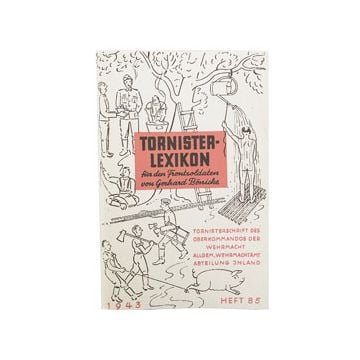 WW2 German Tornister Lexikon Wehrmacht Guide Book