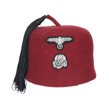 WW2 Waffen SS M43 Fez - Maroon
