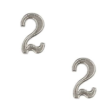No. 2 Metal Cypher Pair - Silver