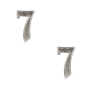 No. 7 Metal Cypher Pair - Silver