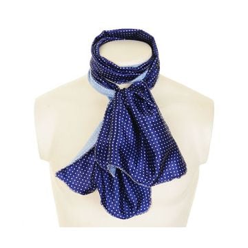British WW2 Pilots Flying Scarf - Blue