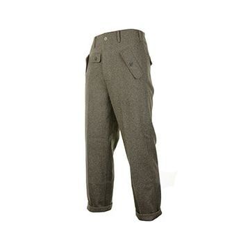 WW2 German M44 Field Grey Wool Trousers