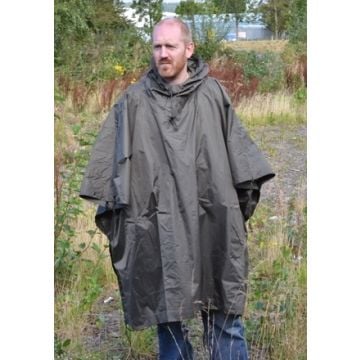 Olive Green Ripstop  Poncho