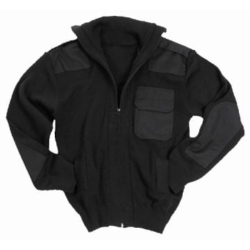 Black Army Style Cardigan