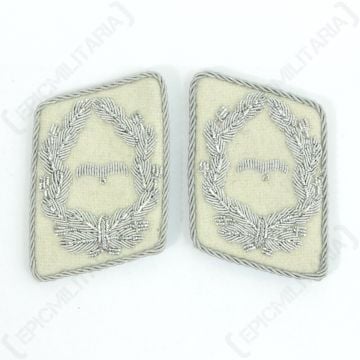 Luftwaffe HG Division Major Collar Tabs - White