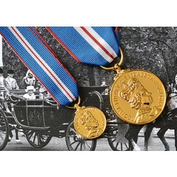 Queens GOLDEN JUBILEE Medal - Full Size & Miniature