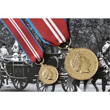 Queens DIAMOND JUBILEE Medal - Full Size & miniature