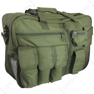 Olive Green Tactical Cargo Bag Main