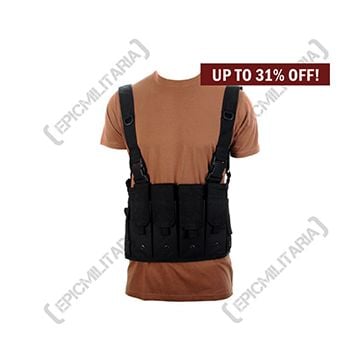 Black Magazine Carrier Chest Rig Thumbnail