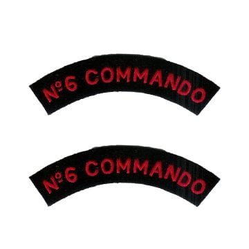 6 Commando Shoulder flashes