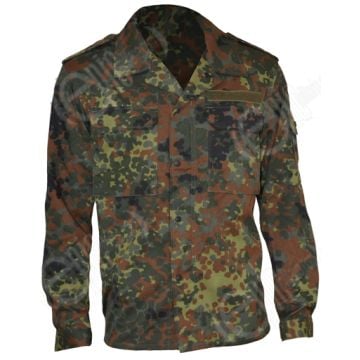 Front view of German Flecktarn Field Shirt