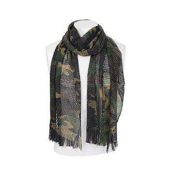 Original Italian Special Forces Woodland Camo Sniper Scarf