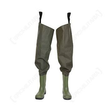 Original Belgian Olive Drab Waders - UK Size12