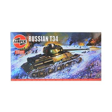 Airfix Russian T34 Tank - 1:76 Scale