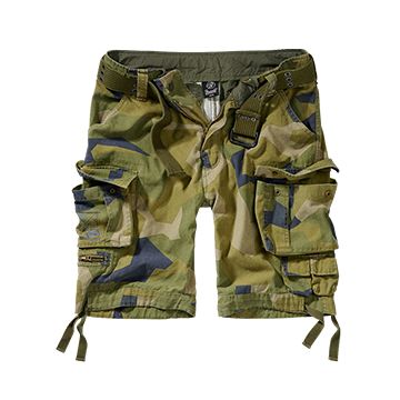 Brandit Savage Cargo Shorts - Swedish Camo