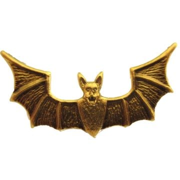 Russian Spetsnaz Bat Pin Badge - Brass Coloured