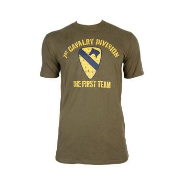 1st Cavalry T-Shirt - Olive Green
