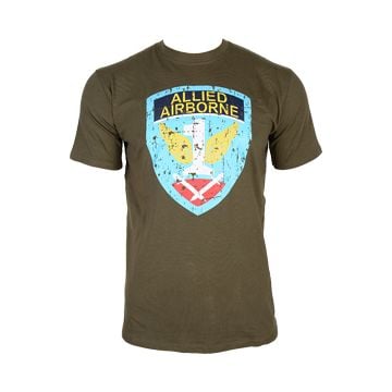 Allied Airborne T-Shirt - Olive Green