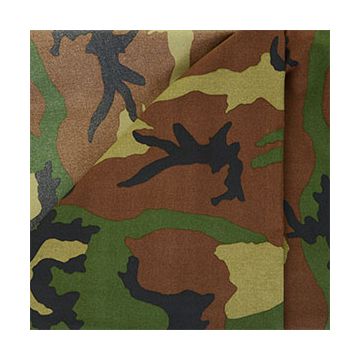 US Army Woodland Camo Fabric - 160cm x 100cm